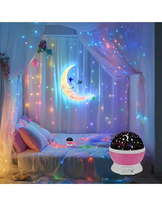 Starmaster Yıldız Yansıtmalı Küre Tip Gece Lambası