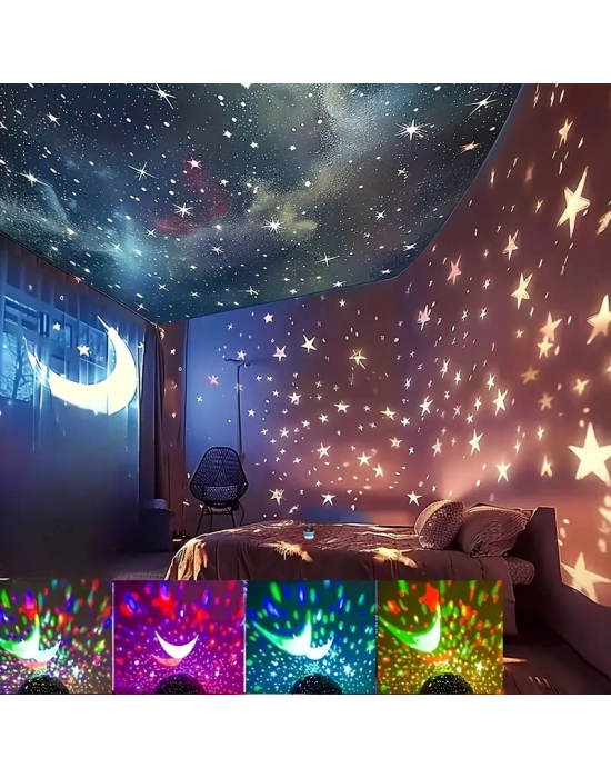 Starmaster Yıldız Yansıtmalı Küre Tip Gece Lambası
