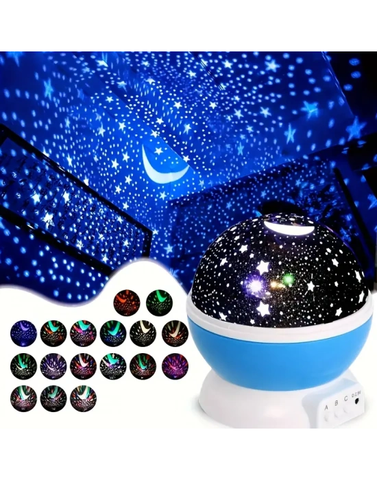 Starmaster Yıldız Yansıtmalı Küre Tip Gece Lambası
