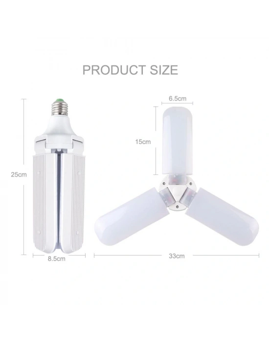 Sunlife Beyaz Işık 3 Pervaneli 45 Watt Tasarruflu