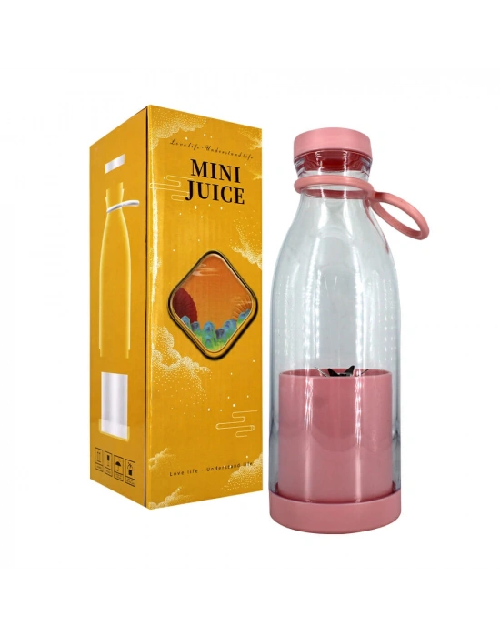 Taşınabilir Mini Şarjlı Blender Meyve Sıkacağı Smoothie Shake Yapıcı B-008