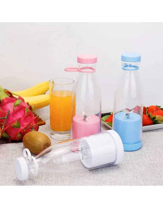 Taşınabilir Mini Şarjlı Blender Meyve Sıkacağı Smoothie Shake Yapıcı B-008