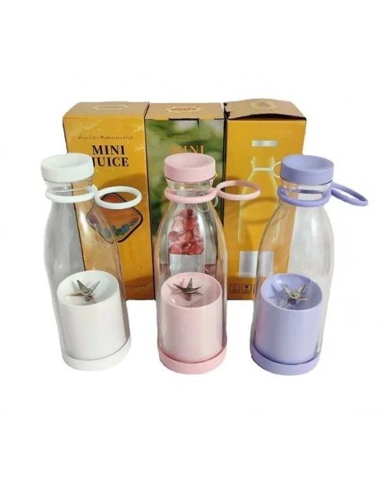 Taşınabilir Mini Şarjlı Blender Meyve Sıkacağı Smoothie Shake Yapıcı B-008