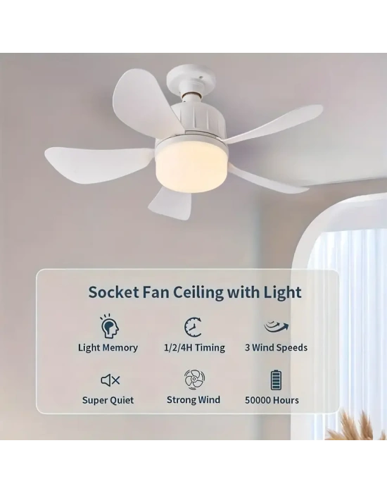 Tavan Vantilatörü Led Aydınlatmalı 3 İn 1 Vantilatör / Led Işık / Sivrisinek Kovar