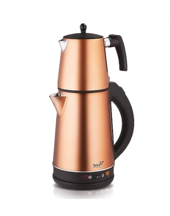 Teba Th-334 Cm 1500 W Çelik 1.8 Lt Elektrikli Çay Makinesi Rose