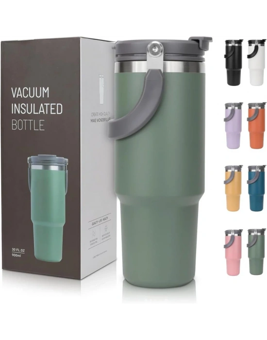 Termos 900 Ml Pipetli Termos Bardak