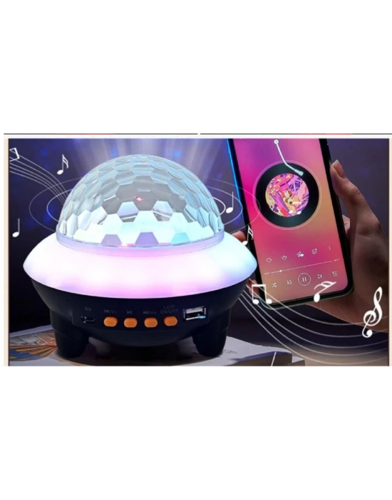 Egonex Gold Orion, Kristal, Müzikli, Bluetooth Bağlantılı, Işık Küresi Or-1001
