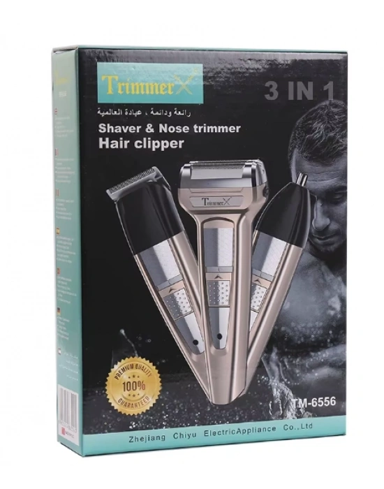 Trimmerx 3 Başlıklı Saç Sakal Tıraş Makinesi Profesyonellerin Tercihi