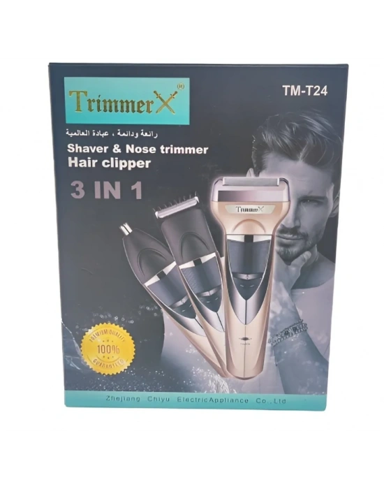 Trimmerx 3 Başlıklı Saç Sakal Tıraş Makinesi Profesyonellerin Tercihi