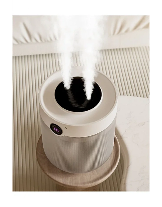Ultrasonik Oda Hava Nemlendirici Çift Sprey Aromatherapy Ev Ofis Humudifier Rgb Işıklı 2lt