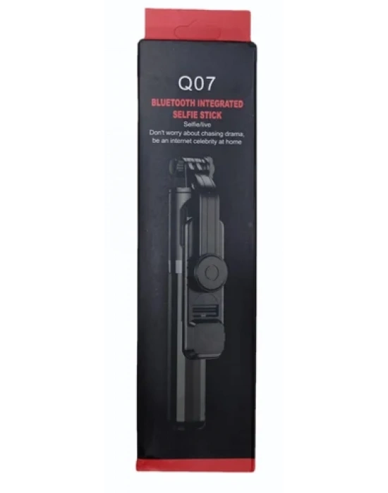 Universal Q07 6 Inç Halka Işık Taşınabilir Bluetooth Selfie Stick Tripod