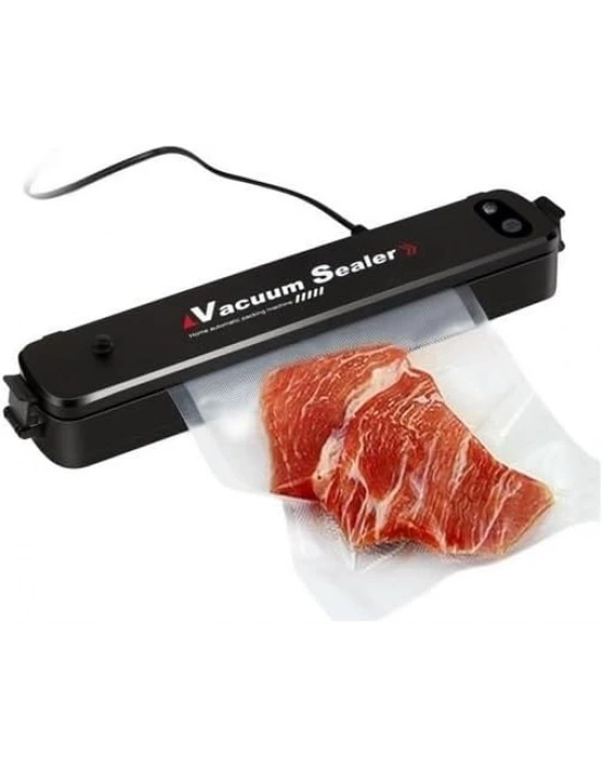 Vacuum Sealer Ev Tipi Vakumlama Ve Yapıştırma Makinesi + 10 Adet Vakum Poşeti