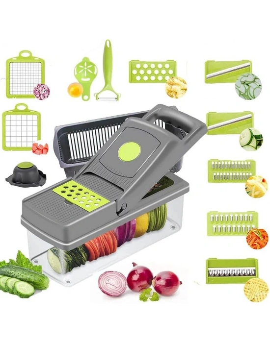 Veggie Slicer Sebze Doğrayıcı Sebze Dilimleyici 14 Pcs