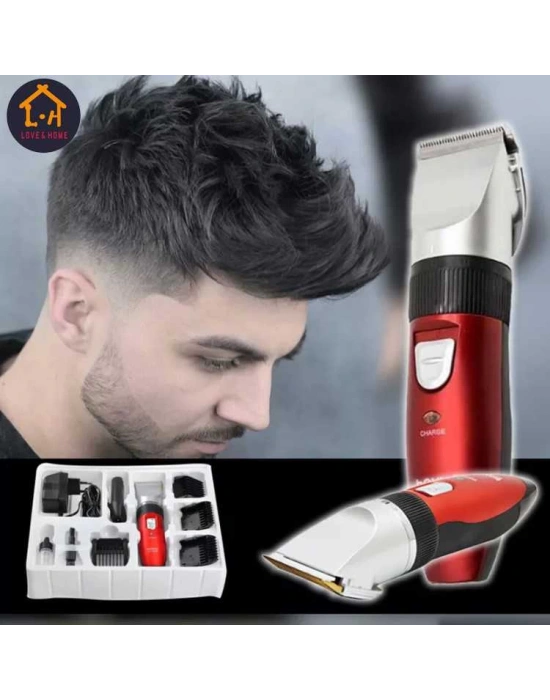 Waer Erkek Tıraş Makinesi Çift Batarya Berber Tipi Wa-001