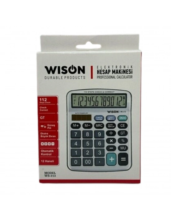 Wison WS-213 Hesap Makinası 12