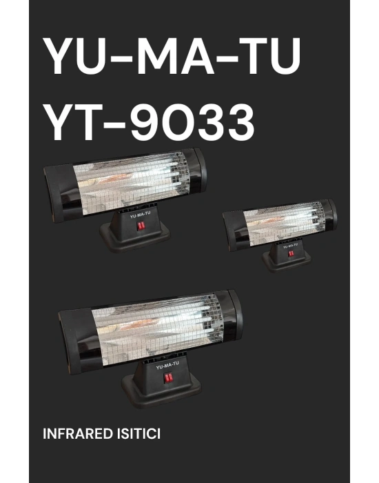 Yumatu Yt-9033 1800 W Masa Altı Infrared Isıtıcı