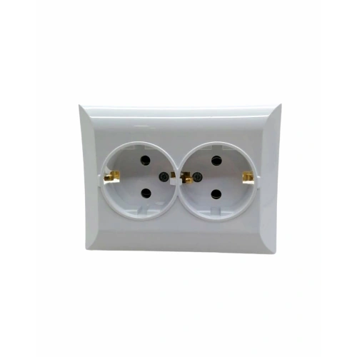 Egonex Atom Topraklı 2li Priz*12x10