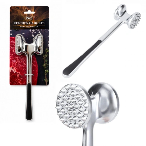 Egonex Barotti Dmr-10284 ( Çift Başlı & Komple Metal ) ( Paslanmaz Çelik ) Et Dövecek*72