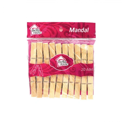 Egonex Bella House K-1046 ( 20pcs ) Ahşap Bambu Mandal*250