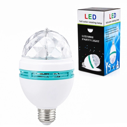 Egonex Dempower Dp-269 ( 3w ) Dönebilen ( Disko ) Renkli Led Lamba & Ampul ( Tam Renkli ) ( 170-265v )*100