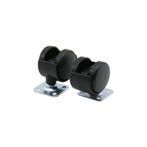 Egonex Erect Erc-005 ( Düz Döner Tablalı & 40mm ) Çiftli Plastik Teker*10x30