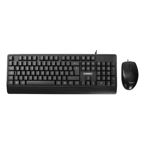 Egonex Everest Km-619 ( Usb Kablolu ) Klavye & Mouse ( Set ) ( Q Klavye ) ( 3d & 1200dpı Mouse )*20