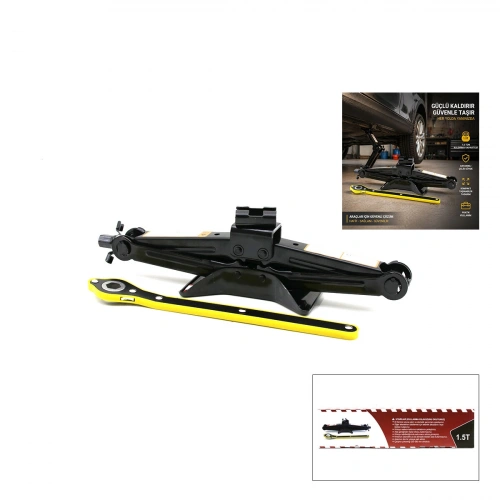 Egonex Falcon Autokıt Fa1-554 ( 1.5 Ton & Cırcır Kollu ) Kriko*10