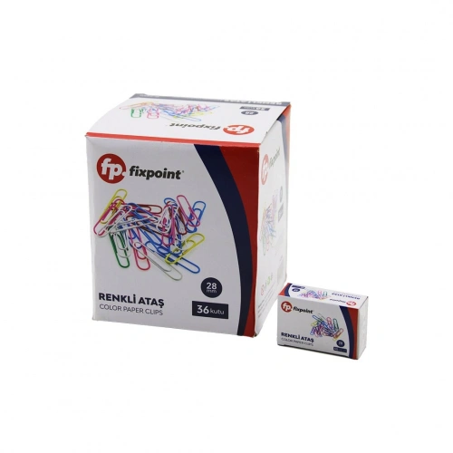 Egonex Fixpoint ( 50pcs ) P-2350 Renkli Ataş 28mmm*36x20