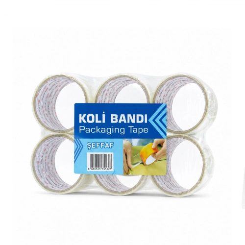 Egonex Hasbros Packaging Tape ( 43mm X 20yds ) ( Şeffaf ) Koli Bantı ( Brkt-555526 ) ( Bandı )*12x12