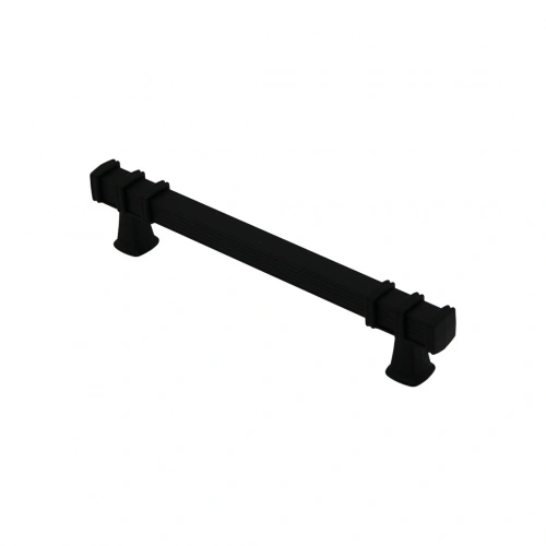Egonex İbico-962 ( 12.8cm ) ( Yüzük Siyah & Kulp Siyah ) ( Kare ) Çekmece Kulp*10x5
