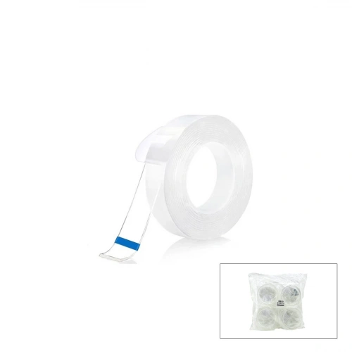 Egonex İbico İ13-086 ( 2cmx2mt ) ( Nano Bant ) Şeffaf Çift Taraflı ( Bandı )*12x20