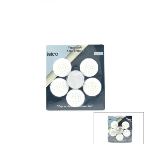 Egonex İbico İ22-364 ( 5pcs ) Silikon Kapı Pencere Stoperi ( Yapışkanlı )*10x20