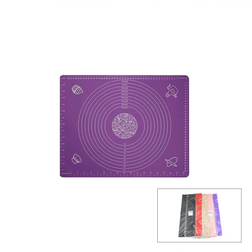 Egonex İbico İ22-371 ( Dikdörtgen ) ( 45x65cm ) ( Renkli Silikon ) Hamur Matı ( Ölçek Çizimli ) ( 220gr )*100