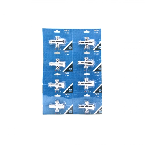 Egonex İbico K13-074 ( Çift Çıkışlı ) ( Çamaşır ) Musluk ( Vakumlu Ambalaj )*8x15