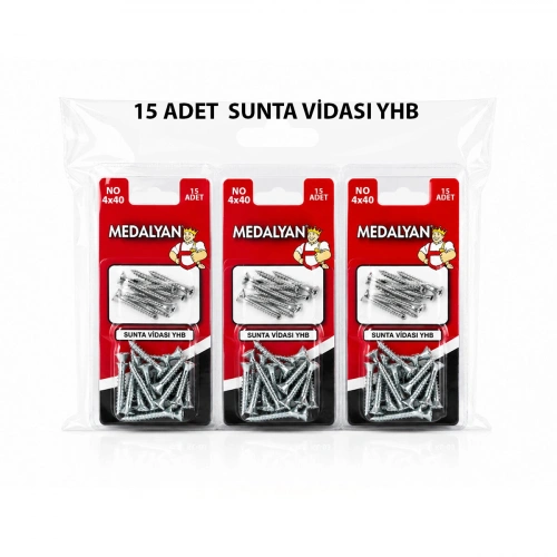 Egonex Medalyan Dl-06 ( 4x40 ) ( 15pcs ) Sunta Vidası*12x10