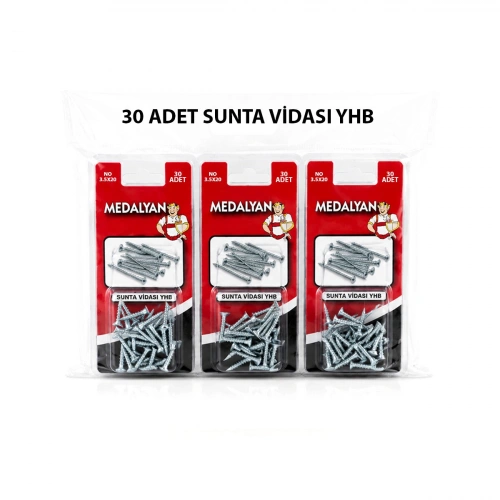 Egonex Medalyan Dl-97 ( 3.5x20 ) ( 30pcs ) Sunta Vidası*12x12