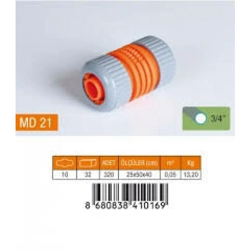 Egonex Medalyan Md-21 Lüx Hortum Eki 3/4 *10x32