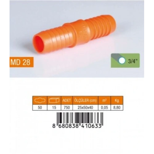 Egonex Medalyan Md-28 Normal Hortum Eki 3/4 *50x15