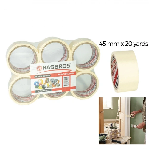 Egonex Meg ( 48mm X 20m) Maskeleme Bant*6x6