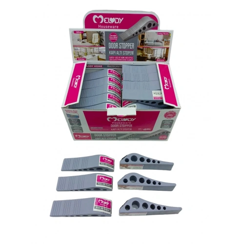 Egonex Melody M-069 ( Gri ) ( Esnek Plastik ) Kapı Altı Stoperi*60=k