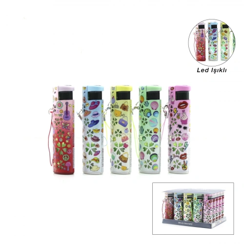 Egonex Silvio Monetti Sm-184p ( B ) ( Desenli ) ( Işıklı ) ( Rüzgar ) Pürmüz Çakmak*25x20