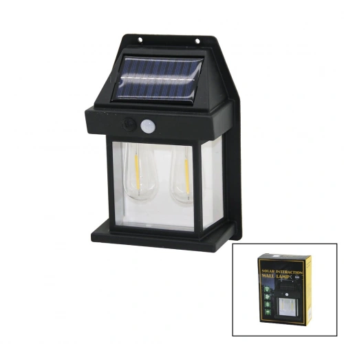Egonex Solar Interactıon Wall Lamp Tk-778-888 ( 2 Lamba )( Solar & Sensörlü ) Aplik Duvar Lambası ( Dış Mekan ) ( 5.5v & 1w & 1800mah )*100