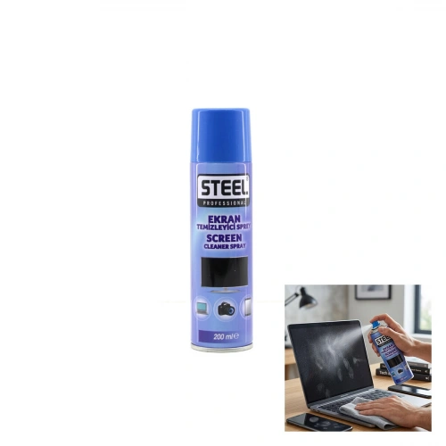 Egonex Steel Ck-3278 Ekran Temizleyici Sprey ( 200ml )*30