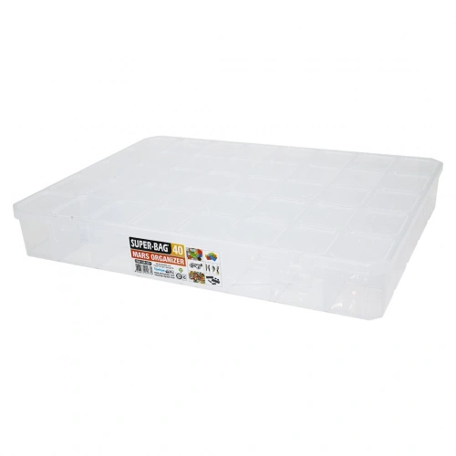 Egonex Super-bag Asr-5077 ( Mars 40 Bölmeli ) Şeffaf Organizer Box*10