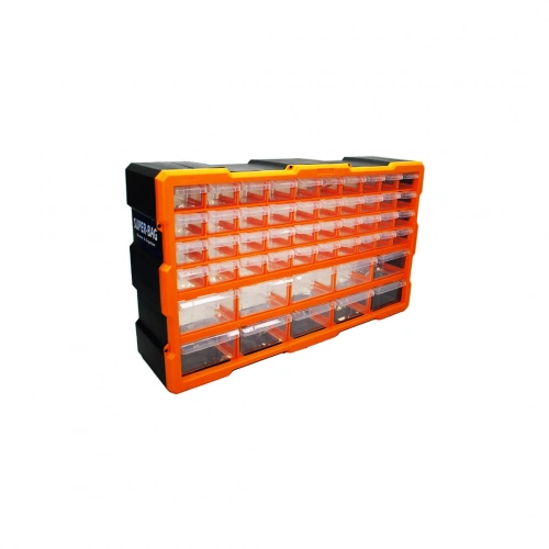 Egonex Super-bag Asr-6016 ( 50li Mega ) ( 10byk+40kçk ) Monoblok Drawer Çekmece Seti ( 62x15.7x36cm )*3