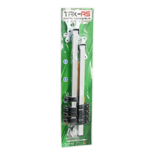 Egonex Tak-as İpsan Tks-01 ( Duvara Monte ) ( Katlanır ) ( Makaralı ) Pratik Çamaşır Askısı*20