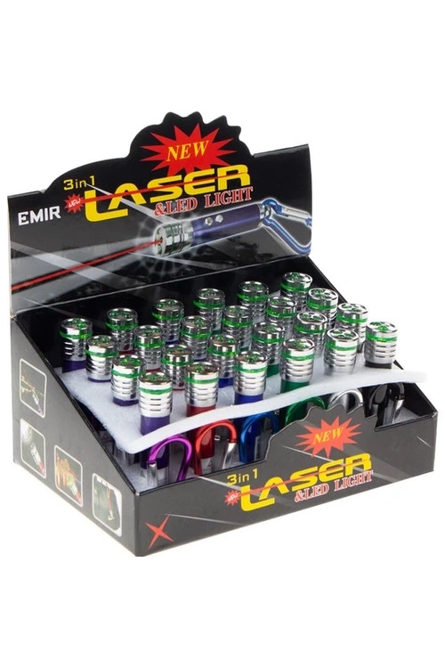 3 İn 1 Kedi Köpek Oyuncağı Lazer Pointer Işık