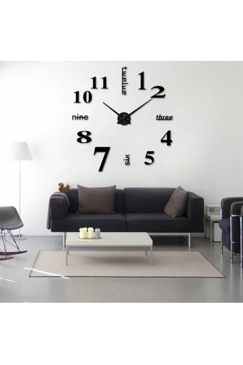 3d Wall Dıy Clock Yeni Nesil 3d Duvar Saati
