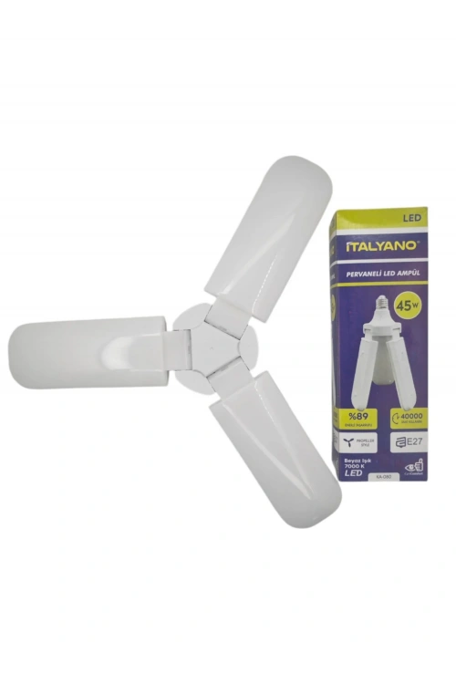 Italyano E27 45W Kanatlı Led Ampul