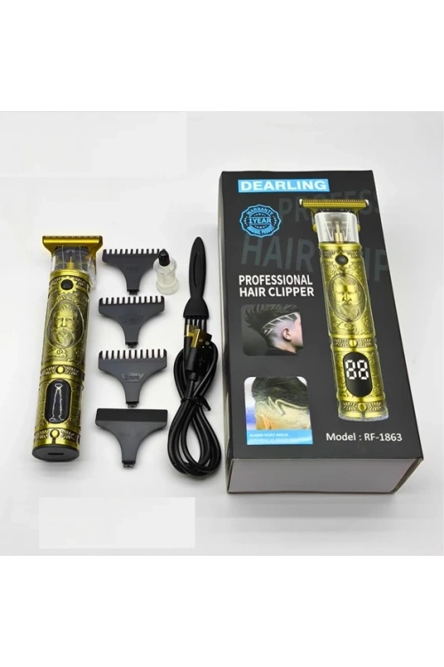 Kablosuz Şarjlı Saç ve Sakal Kesme Makinesi RF-1863